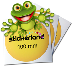 Runda Airstickers, återanvändbara
