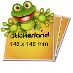 Kvadratiska Airstickers, återanvändbara