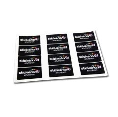 Kvadratiska pappersklistermärken