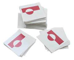 Det grønländska flaggan-tatuering, i förpackningar om 130 stycken