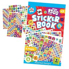 Stickerbook med mer än 1500 stickers