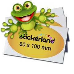 Ovala Airstickers, återanvändbara