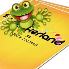 A-format Airstickers, återanvändbara