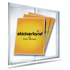 A-format fönsterklistermärken 