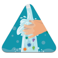 Tvätta händerna ikon