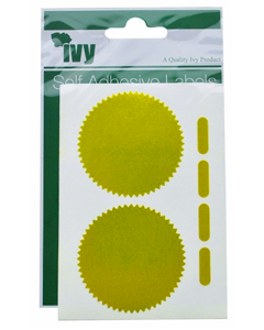 Guldetiketter 50mm, 3 ark