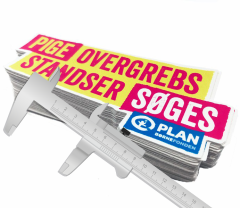 Die cut klistermärke