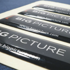 Domed stickers PANTONE