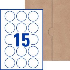 Kraft papir klistermærker