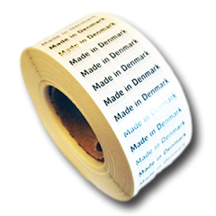 Made in-klistermärken