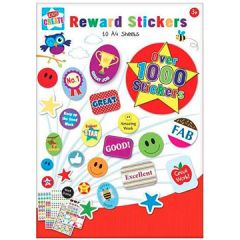 Belønningsklistermærker i hæfte