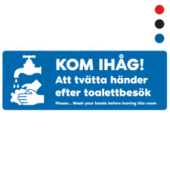 Kom ihåg att tvätta händerna