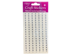 Pärl- och strassband 4mm, självhäftande band