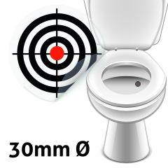 Måltavla för toalett